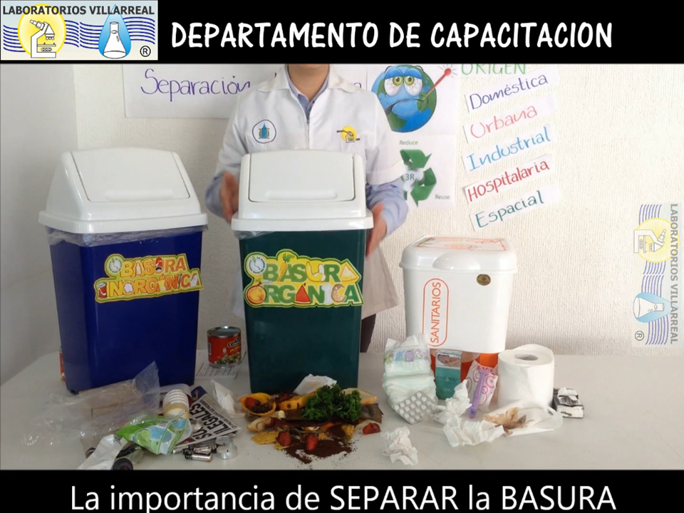 SEPARACION DE BASURA (DE TODOS LOS RESIDUOS)